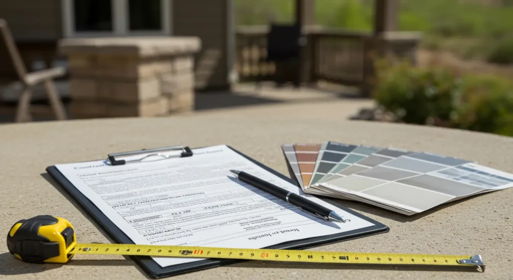 patio cost in bosie